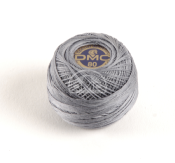 Fil spécial dentelles n°80 - Blanc, gris et noir