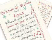 Plaid pour bébé - Berceuse de Brahms