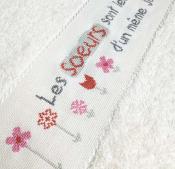 Serviette de toilette "Famille"