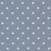 Aïda 8 - extra fine - 5269 ardoise bleue pois blanc