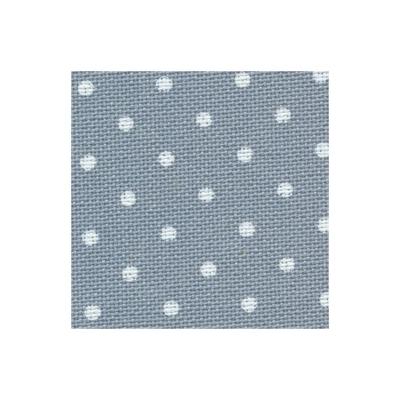 Murano Petit Pois 12,6 fils - 5269 bleu ardoise pois blanc