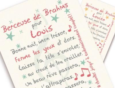Plaid pour bébé - Berceuse de Brahms