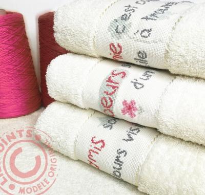 Serviette de toilette "Famille"