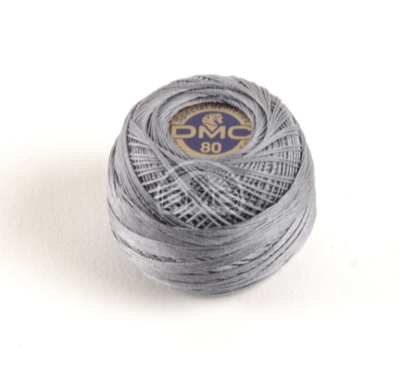 Fil spécial dentelles n°80 - Blanc, gris et noir