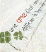 Serviette de toilette "Amitié"