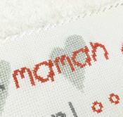 Serviette de toilette "Famille"