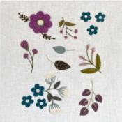 Planche fleurie Pauline