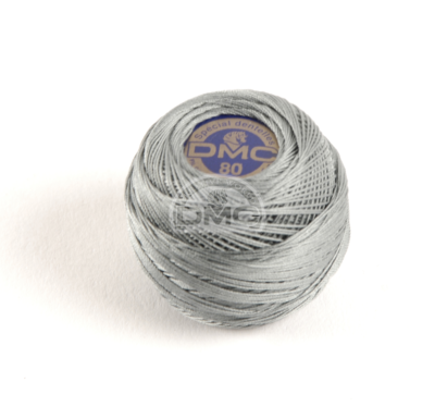 Fil spécial dentelles n°80 - Blanc, gris et noir