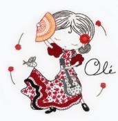 Salomé danse le flamenco